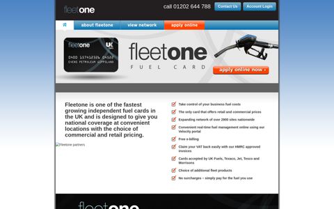 Fleetone Fuel Card - Apply Online | UK