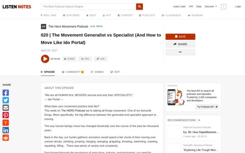 020 | The Movement Generalist vs Specialist (And How to ...
