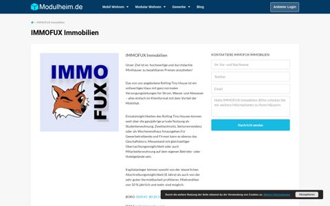 IMMOFUX Immobilien - Modulheim.de