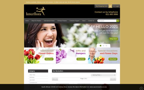 Interflora::Send flowers online today