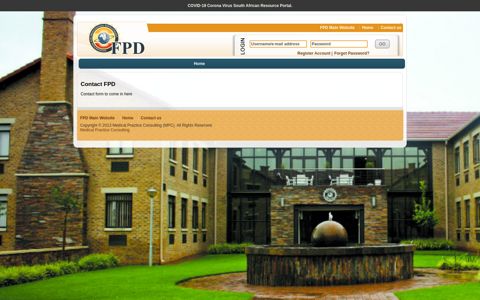 Welcome | FPD Accounts Portal