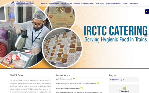 || IRCTC Corporate Portal ||