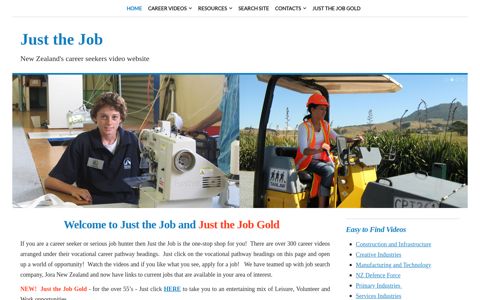 Just the Job - Your Career Starts Here……. | Just the Job