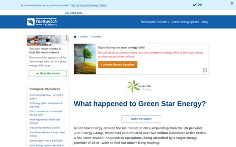 What happened to Green Star Energy? - The Switch