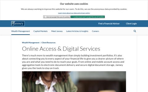 Online Access & Digital Services - Janney Montgomery Scott