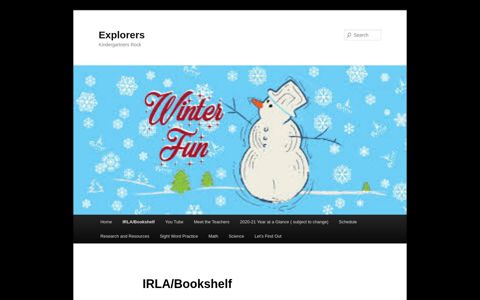 IRLA/Bookshelf | Explorers