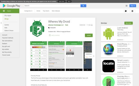 Wheres My Droid - Apps on Google Play
