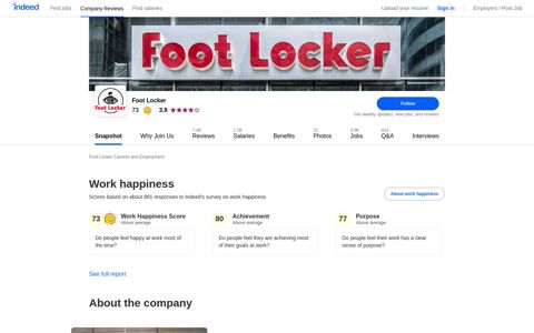 Foot Locker Careers and Employment | Indeed.com