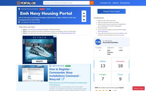 Emh Navy Housing Portal