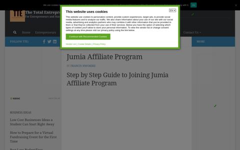 Jumia Affiliate Program - Steps of Joining and Start Making ...