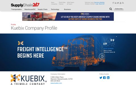 Kuebix - Supply Chain 24/7 Company