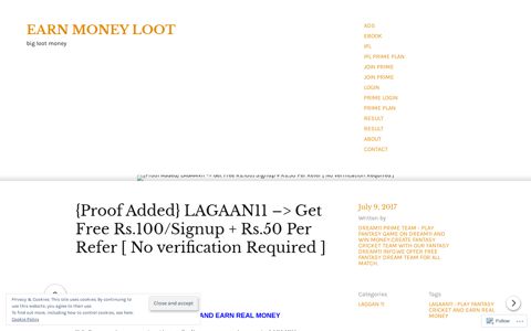 {Proof Added} LAGAAN11 –> Get Free Rs.100/Signup + Rs.50 ...