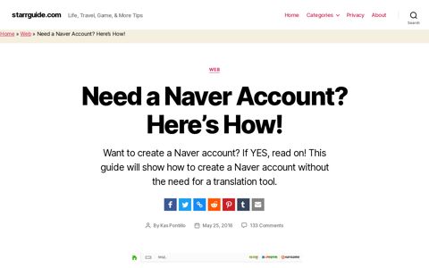 Need a Naver Account? Here's How! - starrguide.com