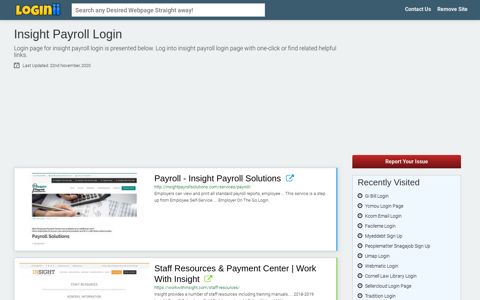 Insight Payroll Login - Loginii.com