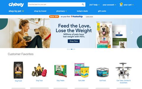 Chewy.com: Pet Food, Products, Supplies at Low Prices - Free ...