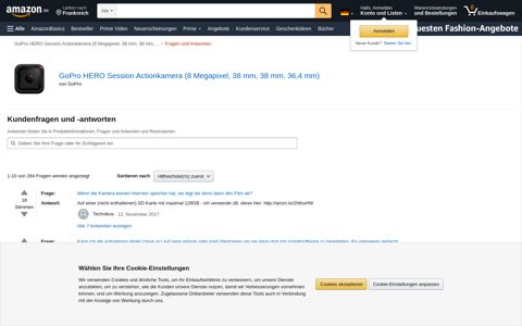 Amazon.de: Kundenfragen und -antworten