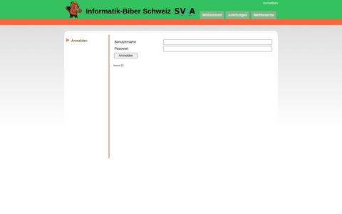 Anmelden - Informatik-Biber Schweiz