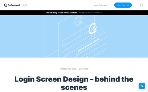 Login Screen Design and UX – GoSquared Blog
