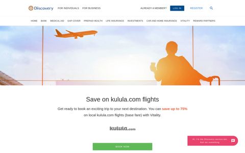 Save up to 75% on Kulula flights - Discovery