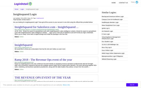 Insightsquared Login InsightSquared for Salesforce.com ...