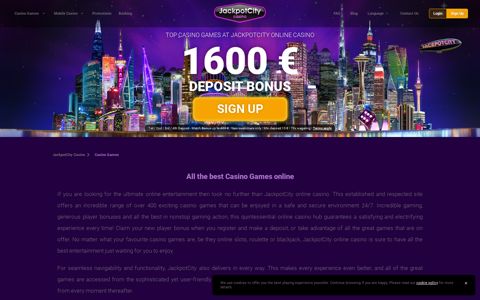Online Casino Games - Jackpot City Casino
