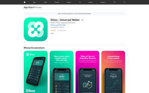 ‎Ethos - Universal Wallet on the App Store - Apple