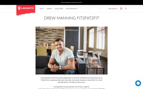 Drew Manning Fit2Fat2Fit — Lakanto