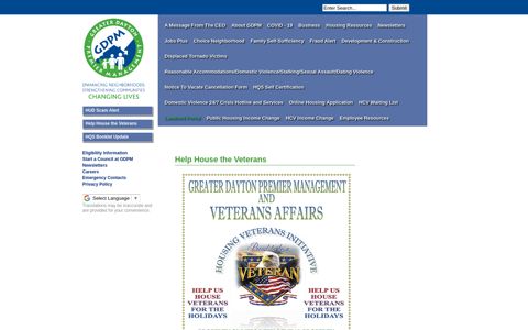 Help House the Veterans - Dayton Metropolitan Housing