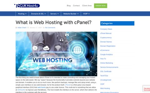 What is Web Hosting with cPanel? - UKHost4U