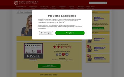 Kizzle.net im Test - Singleboersen-Vergleich.de