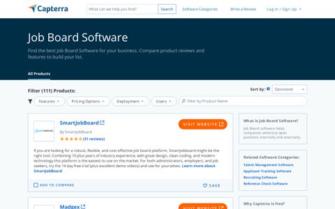 Best Job Board Software 2020 | Reviews of the Most Popular ...