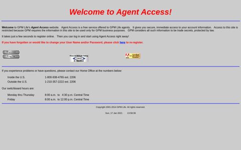 GPM Life Agent Access
