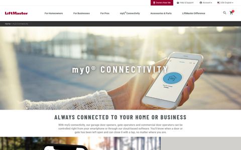 myQ Connectivity | LiftMaster
