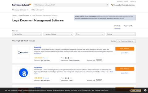 Best Legal Document Management Software - 2021 Reviews