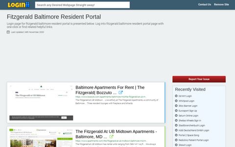 Fitzgerald Baltimore Resident Portal - Loginii.com