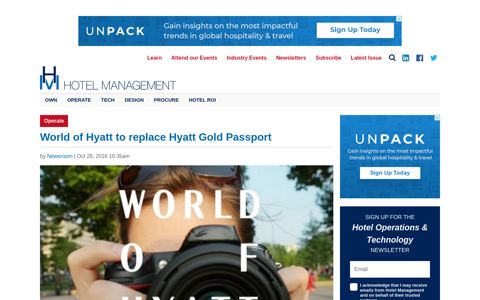 World of Hyatt to replace Hyatt Gold Passport | Hotel ...