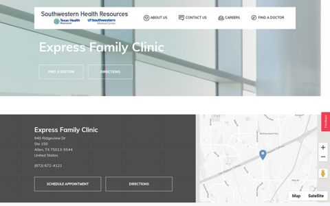 Express Family Clinic at 940 Ridgeview Dr | Southwestern ...