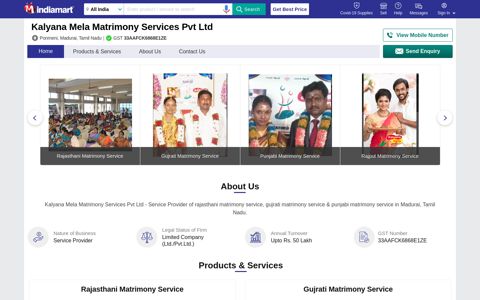 Kalyana Mela Matrimony Services Pvt Ltd - IndiaMART