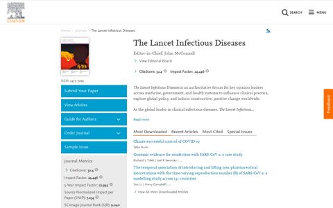 The Lancet Infectious Diseases - Journal - Elsevier