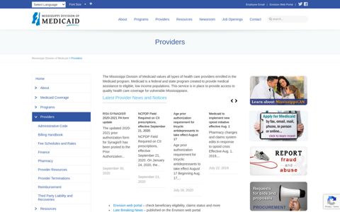 Providers | Mississippi Division of Medicaid