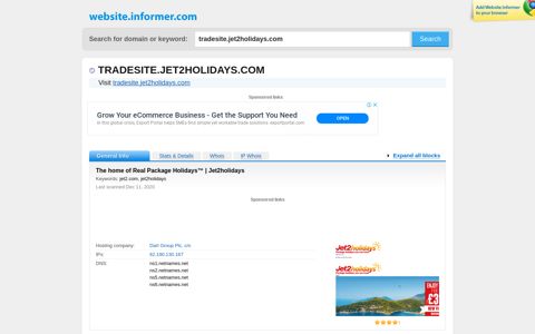tradesite.jet2holidays.com at WI. The home of Real Package ...