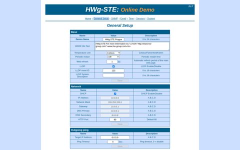 General Setup - HWg-STE - HW-group.com