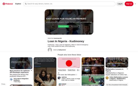 Loan In Nigeria - Kudimoney | Loan, Easy loans, Nigeria