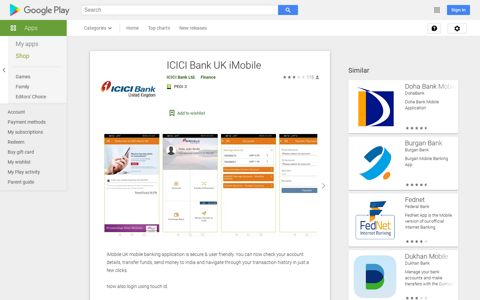 ICICI Bank UK iMobile – Apps on Google Play