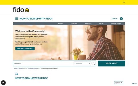 How to sign up with Fido? - Fido