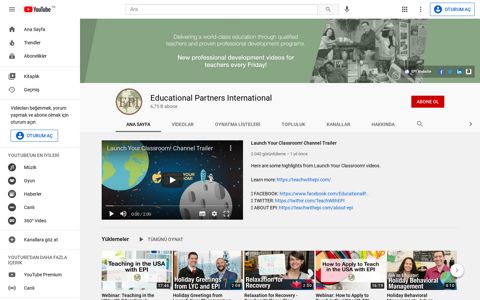 Educational Partners International - YouTube