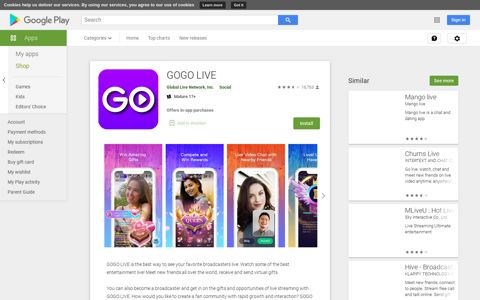 GOGO LIVE - Apps on Google Play