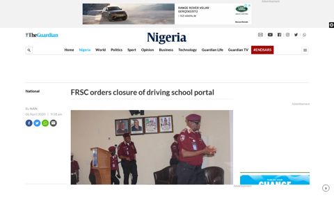 FRSC orders closure of driving school portalNigeria — The ...