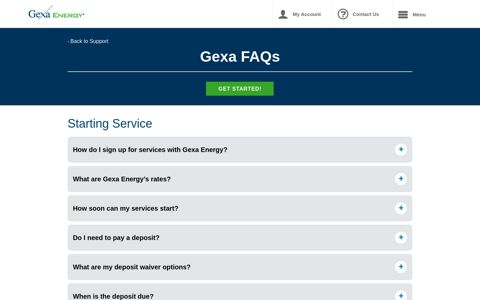 Answers to Frequently Asked Questions | Gexa Energy