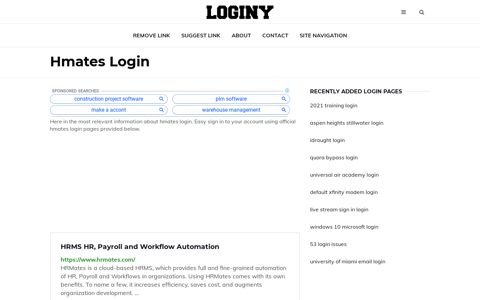 Hmates Login ✔️ One Click Login - Loginy